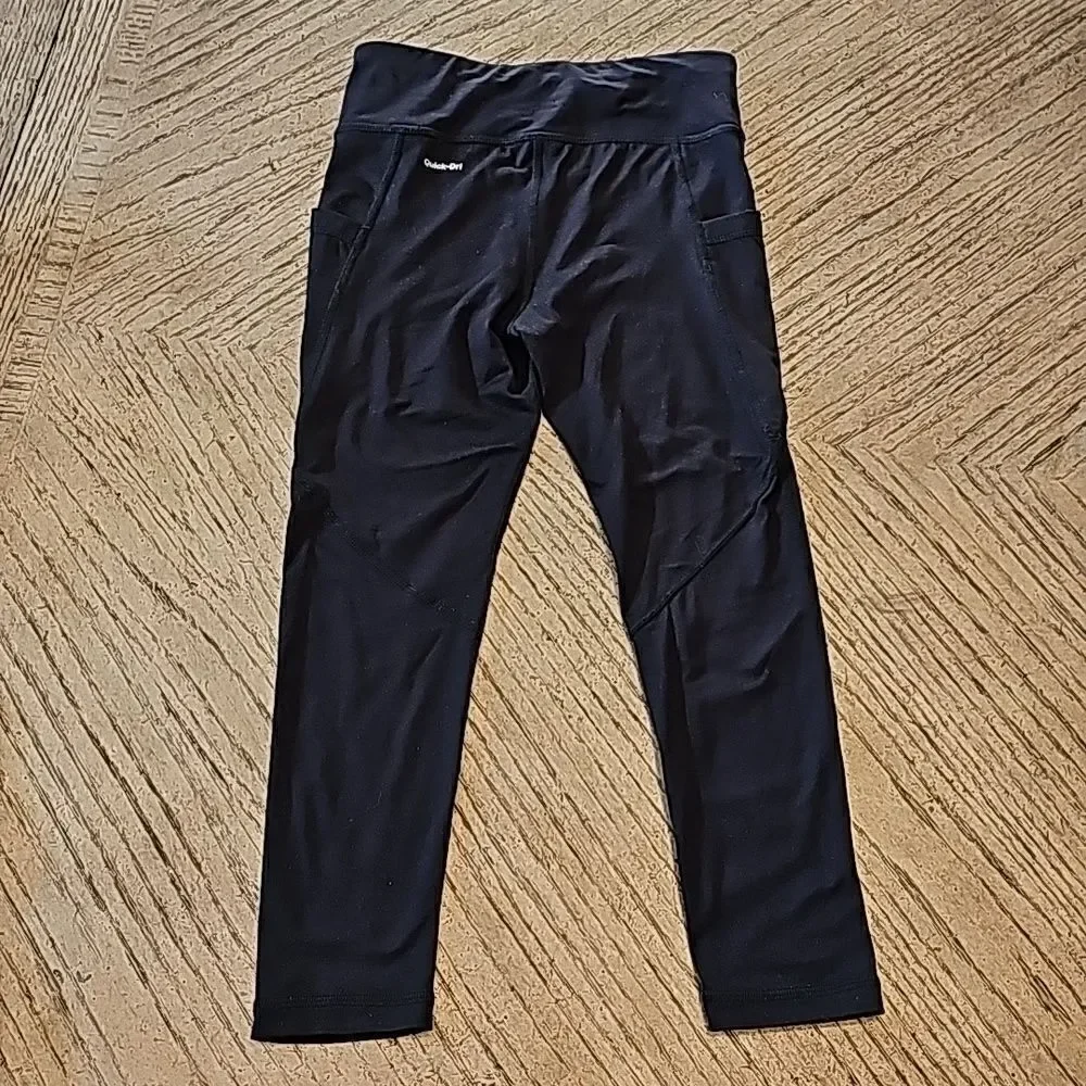 Black leggings XS 6/6X Xersion